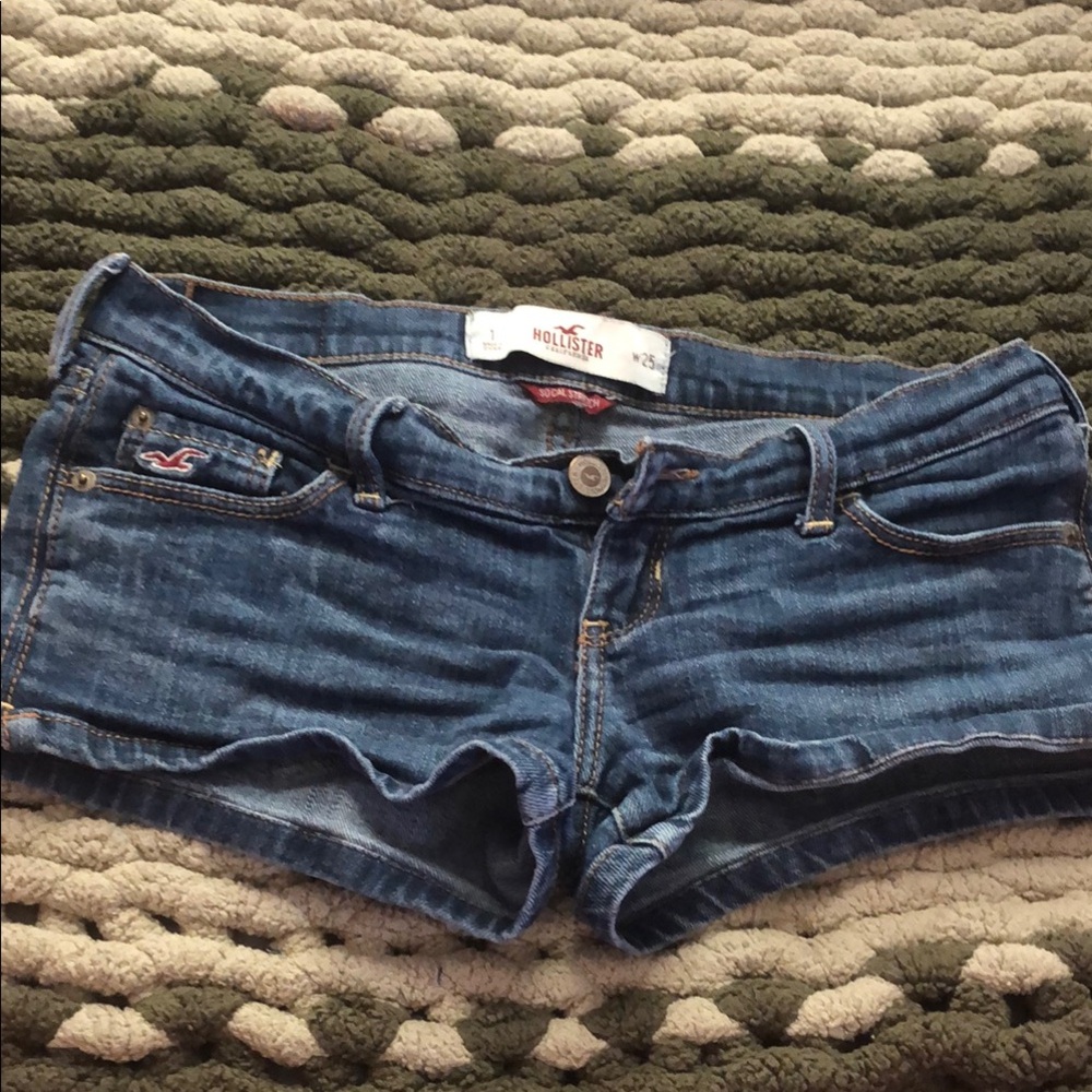 Hollister Blue Denim Shorts